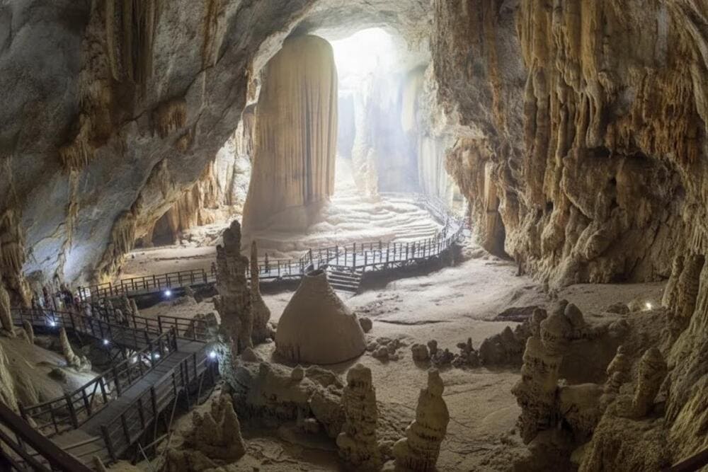 Trải nghiệm c&oacute; một kh&ocirc;ng hai với thi&ecirc;n nhi&ecirc;n kỳ b&iacute; tại Phong Nha - Kẻ B&agrave;ng.